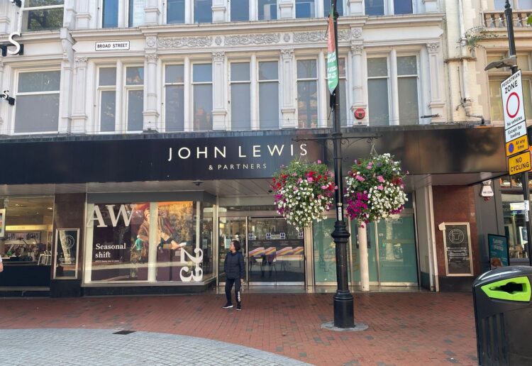 John Lewis in Broad Street, Reading. Credit: James Aldridge, Local Democracy Reporting Service