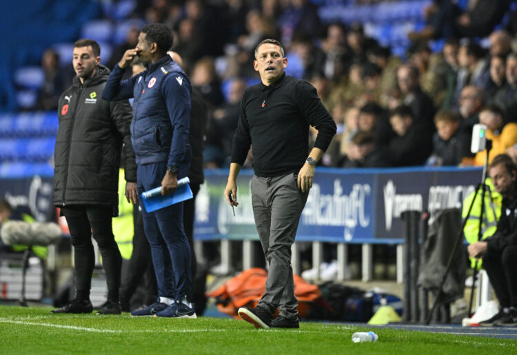 Reading FC manager Leam Richardson Picture: Luke Adams