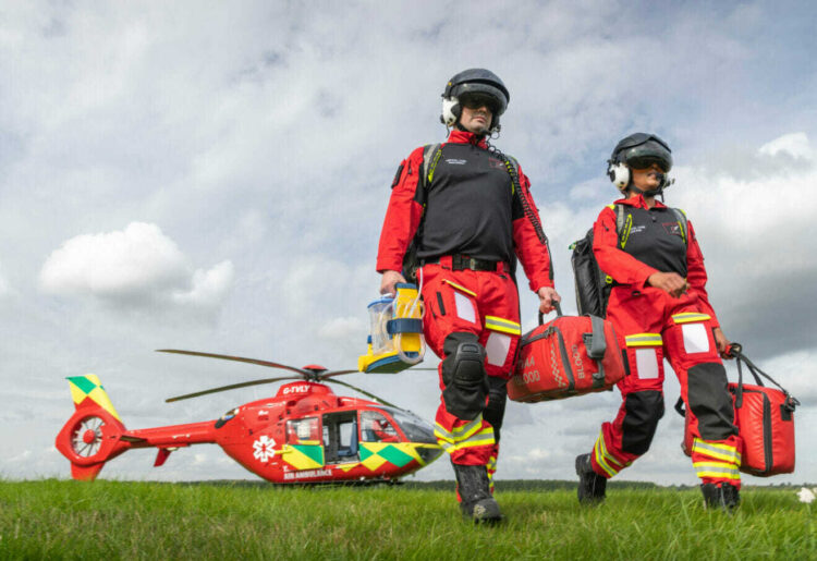 Thames Valley Air Ambulance has launched a new campaign which allows supporters to add their name to the underside of the charity?s red helicopter. Picture: Thames Valley Air Ambulance