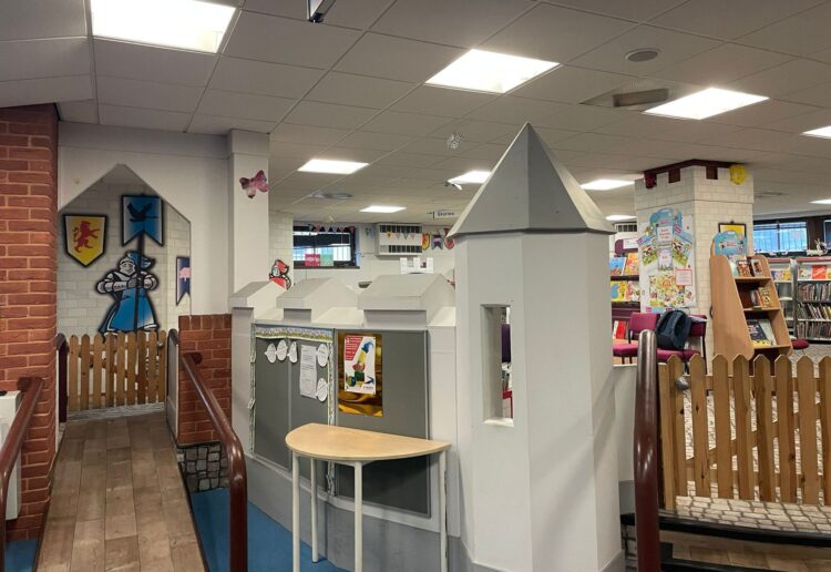 The childrens play area at the ground floor of the Reading Central Library. Credit: James Aldridge, Local Democracy Reporting Service