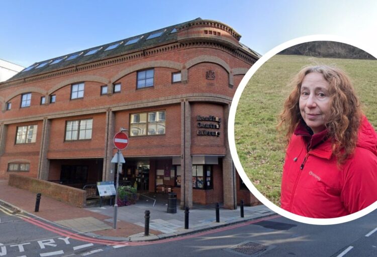 Felicitas Wappler has complained about the upcoming closure of Reading Central Library and its transfer to new facilities at the Civic Centre. Credit: Felicitas Wappler / Google Maps