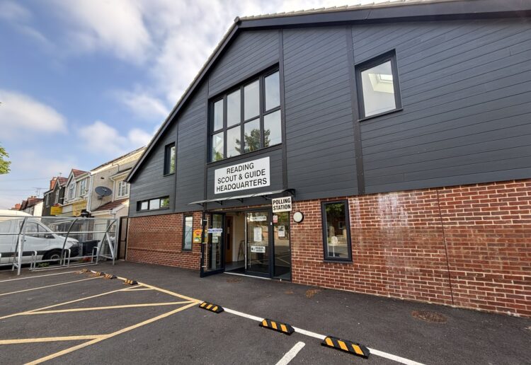 The Reading Scout and Guide Headquarters in Northcourt Avenue, Church ward, Reading, which is a Polling Station. Credit: James Aldridge, Local Democracy Reporting Service
