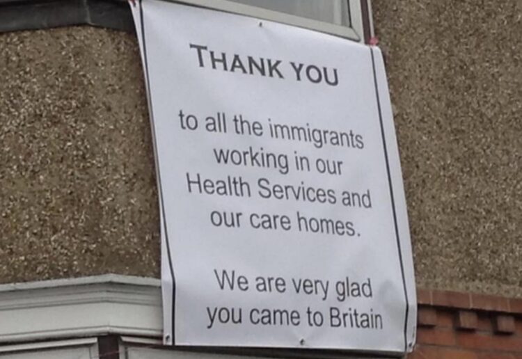 Banner spotted in Reading