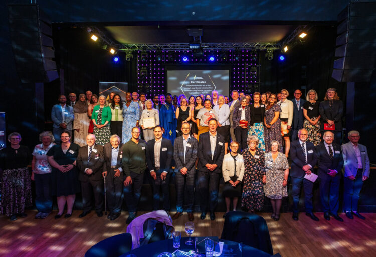 More than 150 University staff, students, alumni, supporters and community partners attended the Celebration of Volunteering awards. Picture: University of Reading
