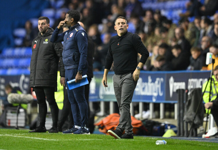 Reading FC manager Leam Richardson Picture: Luke Adams
