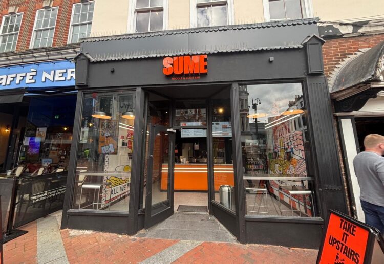 The SUME noodle and sushi bar has opened at 3 Broad Street, Reading town centre. Credit: James Aldridge, Local Democracy Reporting Service