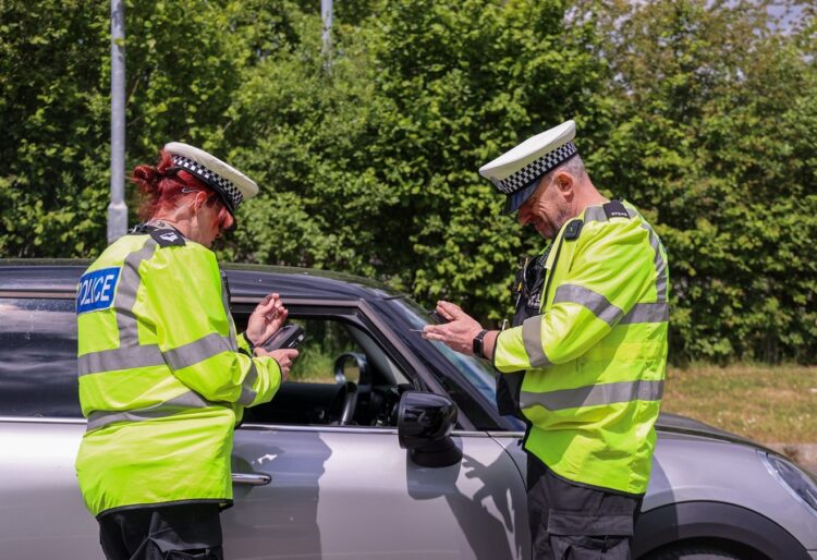 A "cutting-edge" breathalyser is being trialled by police in Hampshire and the Thames Valley aimed at further tackling drug use. Picture: Thames Valley Police