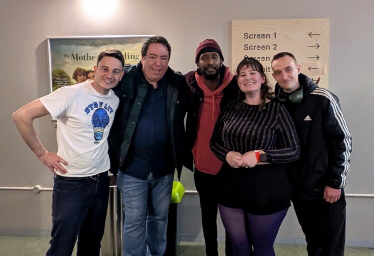 The Biscuit Factory saw Reading Indie Comedy Festival's Showcase event, which welcomed (from left) host Rhodri Buttrick, headliner Matt Price, Khalid Raheem, Kitty Speed, and Vlad Bihun.