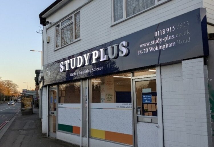 The Study Plus tuition centre at Cemetery Junction in Wokingham Road, East Reading. Credit: Reading Borough Council