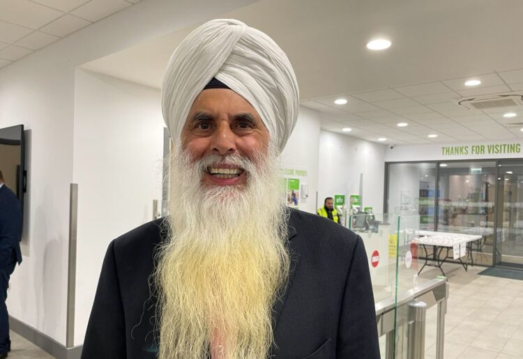 Daya Pal Singh, elected Labour councillor for Emmer Green ward. Credit: James Aldridge, Local Democracy Reporting Service