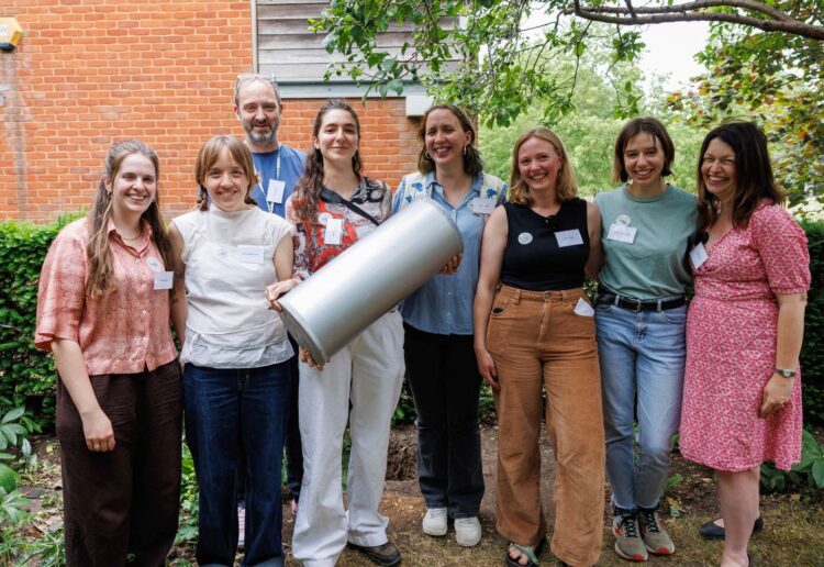 A time capsule packed with visions of the future of food and farming has been buried at the University of Reading, marking its centenary with a message to generations yet to come. Picture: University of Reading
