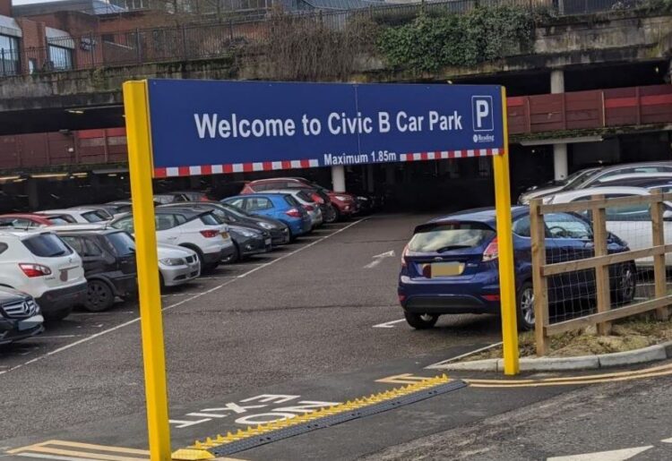 The Civic B Car Park in Reading town centre. Credit: Reading Borough Council