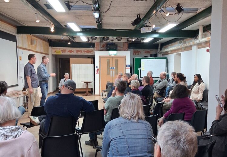 Peoples Emergency Briefing in Reading. Picture: Anne Coffey