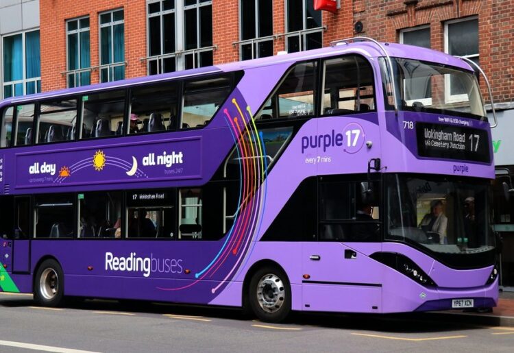 Thw service is operated by Reading Buses.