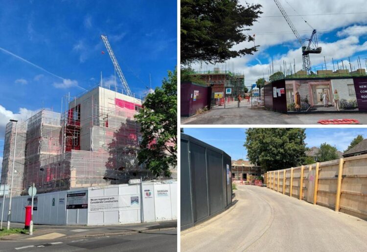 New council homes are being built at Hexham Road, Dwyer Road and Amethyst Lane in Reading. (Image: James Aldridge, Local Democracy Reporting Service)