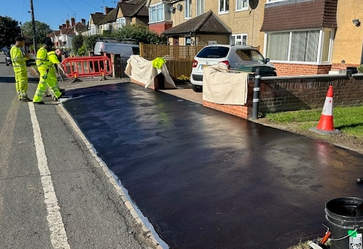Reading Borough Council aims to treat a minimum of 30 pavements this year and roll out a five-year programme to deliver further improvements. Picture: Reading Borough Council