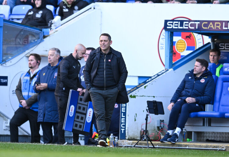 Reading FC manager Leam Richardson Picture: :Luke Adams