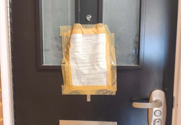 Police have secured a partial closure order for a property