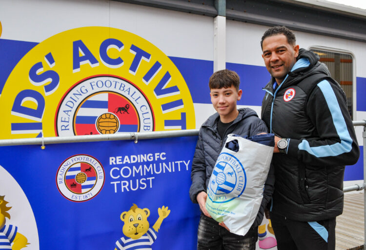 Harry with RFC Community Social Inclusion Manager, Richard Witt