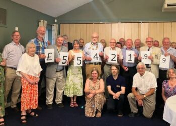 Dragons breathe thousands of pounds into charity