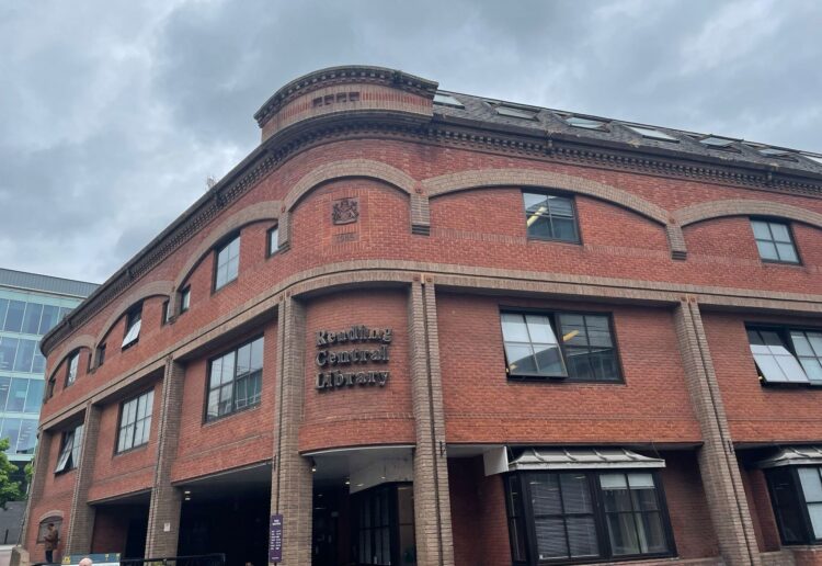 Reading Central Library in the town centre. The library facilities are set to be brought into the council building, with the current building set for 46 flats. Credit: James Aldridge, Local Democracy Reporting Service
