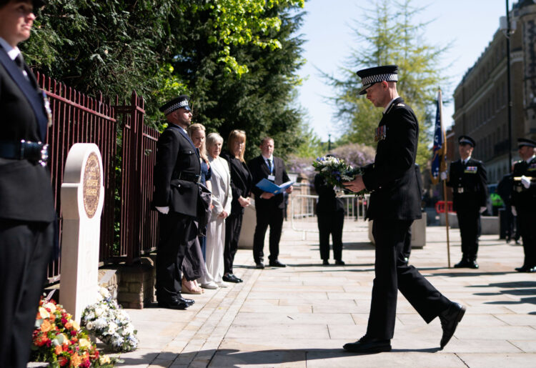 Memorial in Reading to PC Andrew Harper