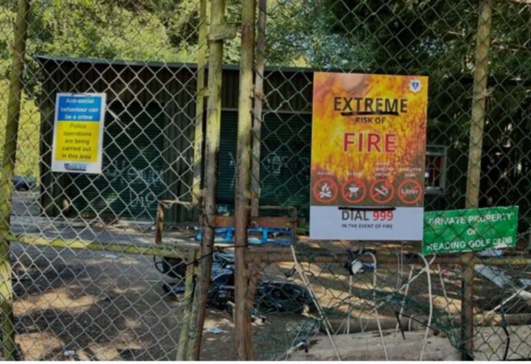 Police warning after children enter ‘dangerous’ Reading golf club site