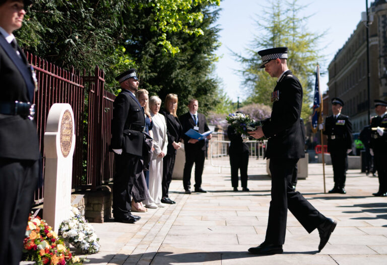 Police mark ‘extraordinary outpouring’ of support in memory of PC Harper on seventh anniversary of his death