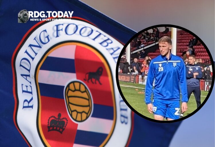 The defender was spotted in the players box at Reading FC
