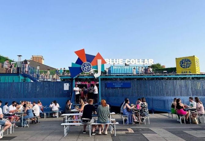 Blue Collar Corner in Hosier Street, Reading town centre. Credit: Bluecollarfood Instagram