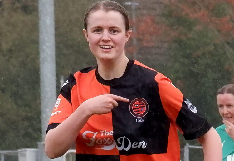 Rebecca Grieg was onn target for the Sumas.