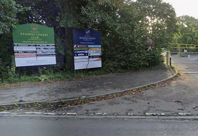 The entrance to the club on Sonning Lane. Pic: Google.