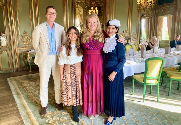 Building For The Future shared good news in the beautiful Clivedon House Hotel. Picture: Emma Merchant