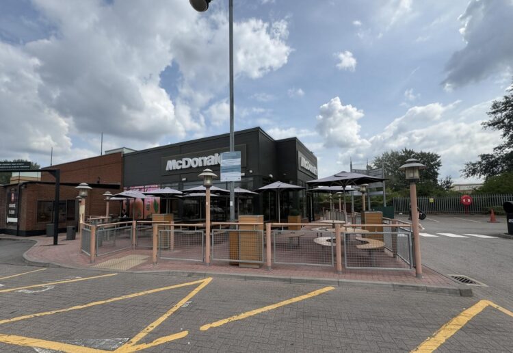 The McDonalds at Reading Gate Retail Park. Credit: Reading Borough Council