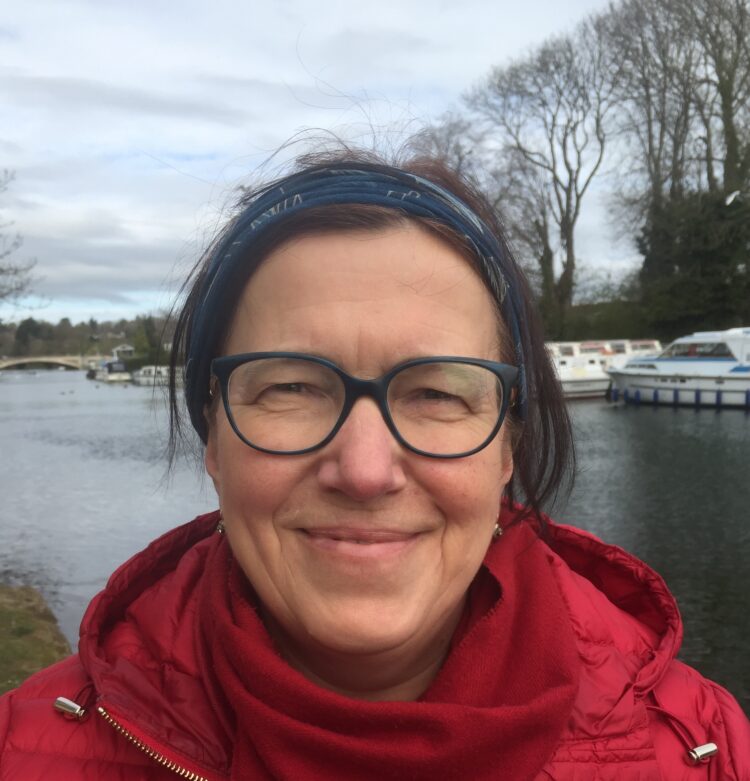 Councillor Anne Thompson (Liberal Democrats, Tilehurst) along the River Thames. Credit: Reading Liberal Democrats