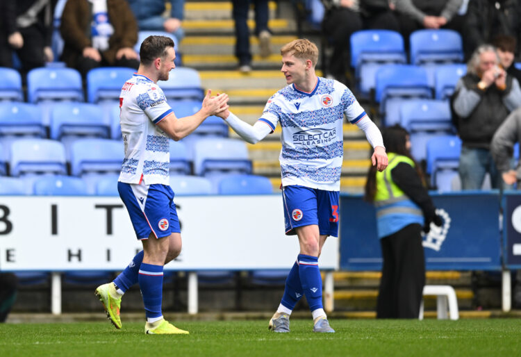 Reading FC's Jack Marriott and Paddy Lane Picture: Luke Adams