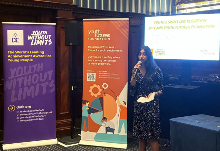 Dora Abbi, 18, from Reading, spoke about her enriching experience in acheiving a Gold Duke of Edinburgh Award at the Liberal Democrat conference in Brighton. Credit: The Duke of Edinburgh's Award