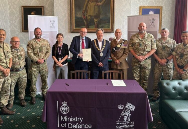 Reading?s Armed Forces Covenant was signed this week by the council in recognition of the sacrifices made by our Armed Forces. Picture: Reading Borough Council