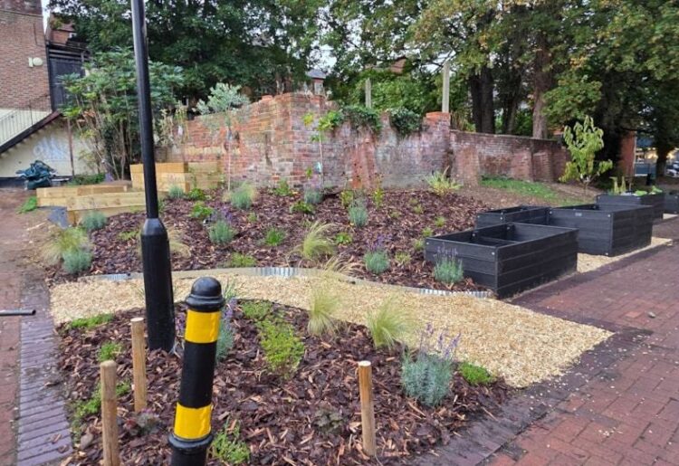 Councillors have condemned the actions of mindless vandals who damaged a new community garden? just over 24 hours after it was created by volunteers. Picture: Reading Borough Council