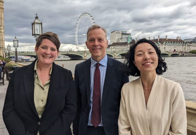 The Three Reading Labour MPs Olivia Bailey, Matt Rodda and Yuan Yang. Credit: Office of Matt Rodda MP